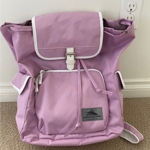 NWT High Sierra Elly Laptop Backpack, Lavender/White